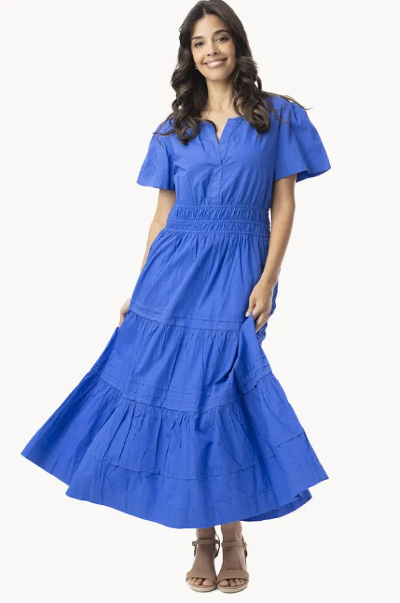 Dresses^Orientique Essentials Poplin Maxi Dress Blue