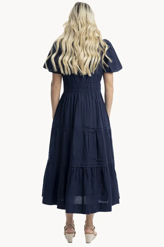 Dresses^Orientique Essentials Poplin Maxi Dress Navy