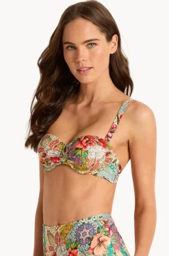 Bikini Tops^Monte u0026 Lou Farrah Balconette Bra Multi