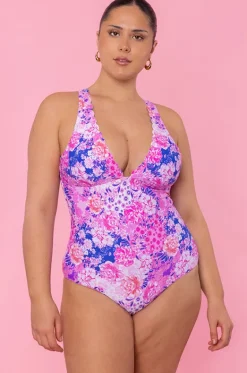 One Pieces^Sea Level Fiesta Longline Tri One Piece Pink