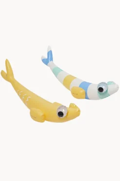 Pool Inflatables^Sunny Life Finn The Fish Inflatable Noodle Set Multi