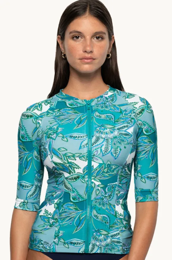 Rashies & Sunsuits^Nip Tuck Fiorenza Yvonne Suntop Mint