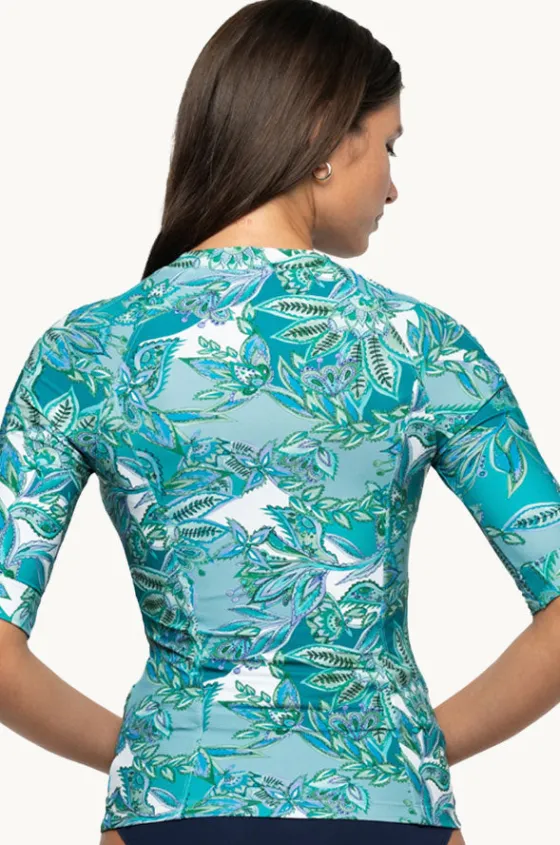 Rashies & Sunsuits^Nip Tuck Fiorenza Yvonne Suntop Mint