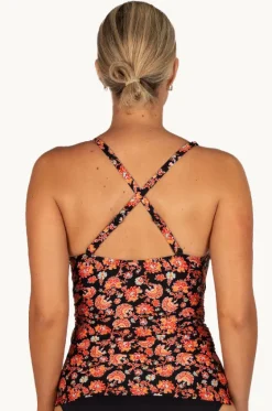 Tankini Tops^Baku Flamenco D/E Cup Square Neck Tankini Separate Black