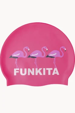 Swim Caps^Funkita Flaming Go Gos Swim Cap Flamingo