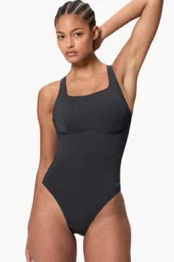 One Pieces^Speedo Flex Band One Piece Black/blue