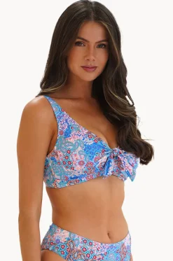 Bikini Tops^Moontide Florevine F/G Cup Tie Front Bra Multi
