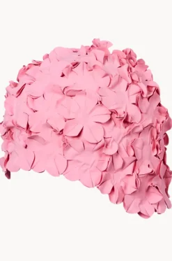 Swim Caps^3p Flower Rubber Swim Cap Pale pink