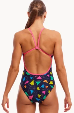 One Pieces^Funkita Fly Bye Swim Secure One Piece Navy/multi