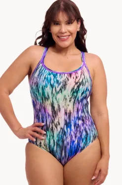 One Pieces^Funkita Fly Dye Locked In Lucy One Piece Black/multi