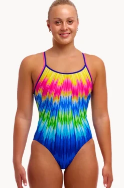 One Pieces^Funkita Fly Time Diamond Back One Piece Multi