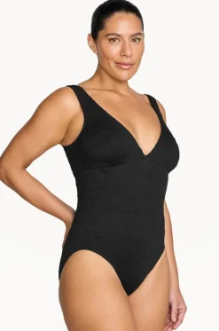 One Pieces^Artesands Folium Jacquard O'Keefe One Piece BLACK