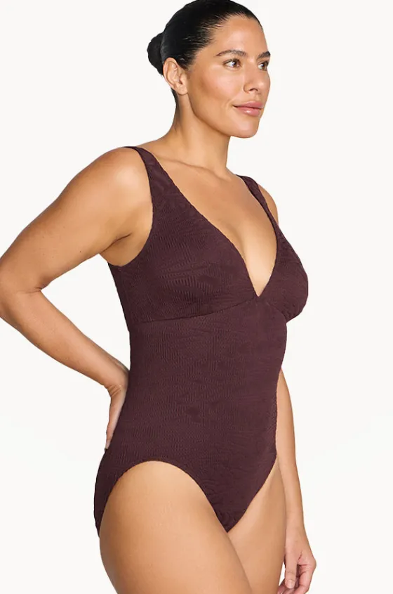 One Pieces^Artesands Folium Jacquard O'Keefe One Piece Cherry