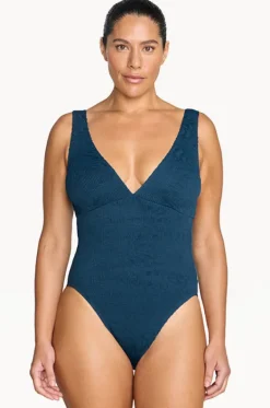 One Pieces^Artesands Folium Jacquard O'Keefe One Piece Navy
