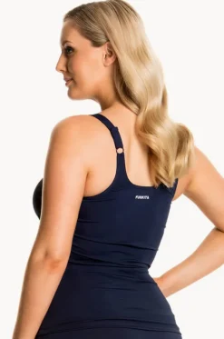 Tankini Tops^Funkita Form Still Scoop Neck Tankini Separate Navy