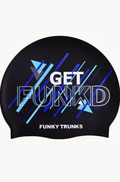 Swim Caps^Funky Trunks Funkd Swim Cap Black/blue