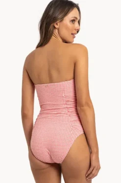 One Pieces^Sunseeker Gidget Ruched Bandeau One Piece Pink