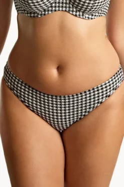 Bottoms^Panache Gingham Classic Brief Black