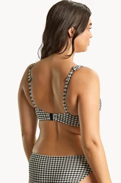 Bikini Tops^Panache Gingham Olivia E Cup Full Bra Black