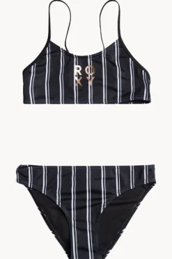 Bikini Sets^Roxy Girls Active Bico Bralette Set BLACK