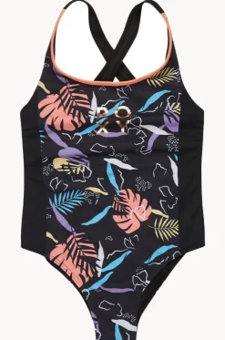 One Pieces^Roxy Girls Active One Piece Black/Multi