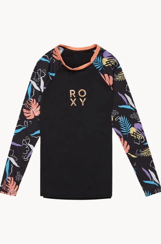 Rashies & Sunsuits^Roxy Girls Active Suntop Black/Multi