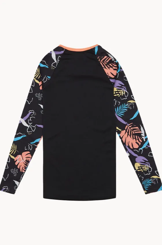 Rashies & Sunsuits^Roxy Girls Active Suntop Black/Multi