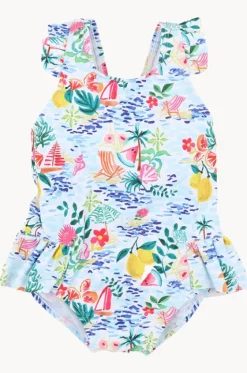 Swimwear^Minihaha Girls Addison One Piece Blue/Multi