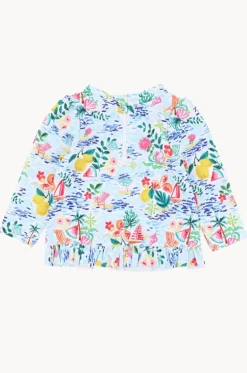 Rashies & Sunsuits^Minihaha Girls Addison Suntop Blue/Multi