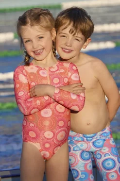 Rashies & Sunsuits^Funkita Girls Ahelhe Sunsuit Orange/pink