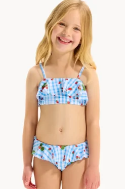 Bikini Sets^Seafolly Girls Girls Beach Picnic Crop Set Blue/White