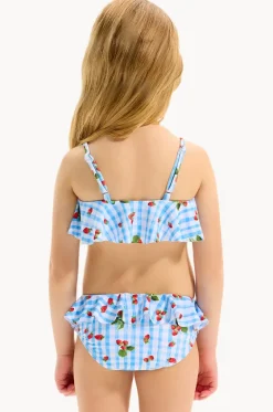 Bikini Sets^Seafolly Girls Girls Beach Picnic Crop Set Blue/White