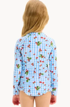 Rashies & Sunsuits^Seafolly Girls Girls Beach Picnic Sunsuit Blue/White