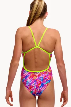 One Pieces^Funkita Girls Blow In Single Strap One Piece Multi