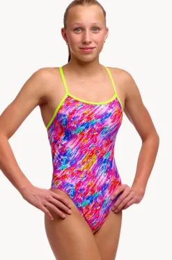 One Pieces^Funkita Girls Blow In Single Strap One Piece Multi