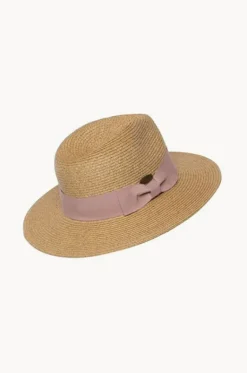 Hats^Sundaise Girls Blush Ribbon Panama Hat Natural