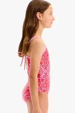 One Pieces^Seafolly Girls Girls Capri Tile One Piece Red/Pink