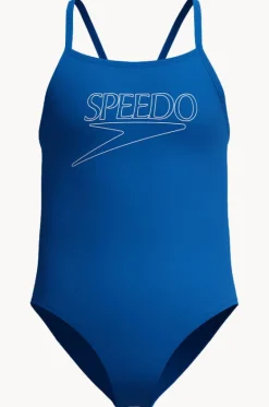One Pieces^Speedo Girls Classic Logo One Piece Sea