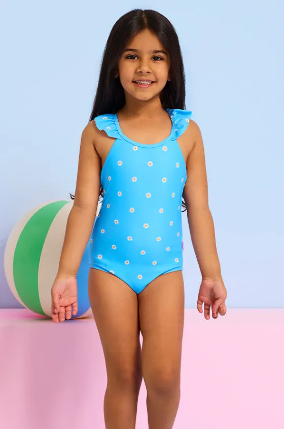 One Pieces^Seafolly Girls Girls Daisy Chain One Piece Blue