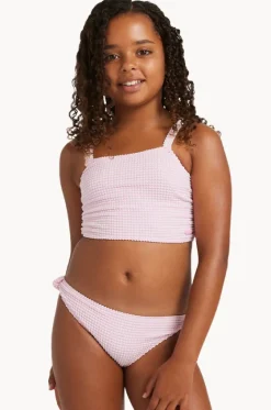 Bikini Sets^Roxy Girls Daisy Check Crop Tank Set