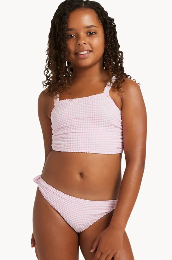 Bikini Sets^Roxy Girls Daisy Check Crop Tank Set