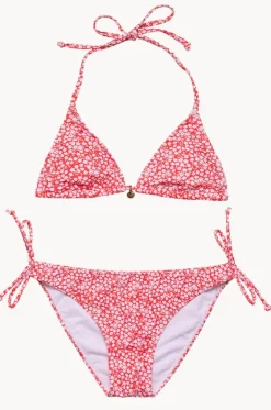 Bikini Sets^Snapper Rock Girls Ditsy Bloom Tri Set Red