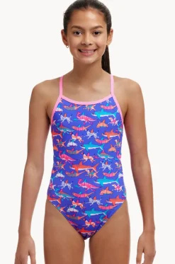 One Pieces^Funkita Girls Single Strap One Piece Doggie paddle