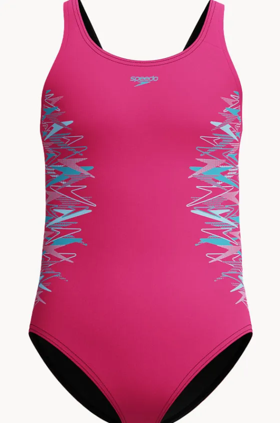 One Pieces^Speedo Girls Duo Logo Placement Muscleback One Piece Pink
