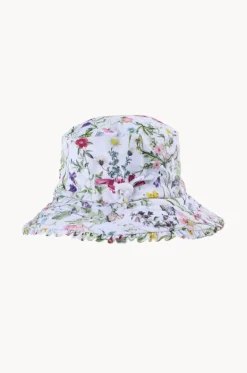 Hats^Minihaha Girls Eden Sun Hat Blue/Natural