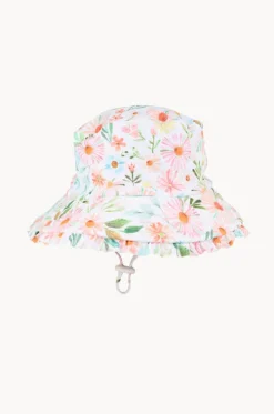 Hats^Minihaha Girls Eliana Swim Hat Blue/natural