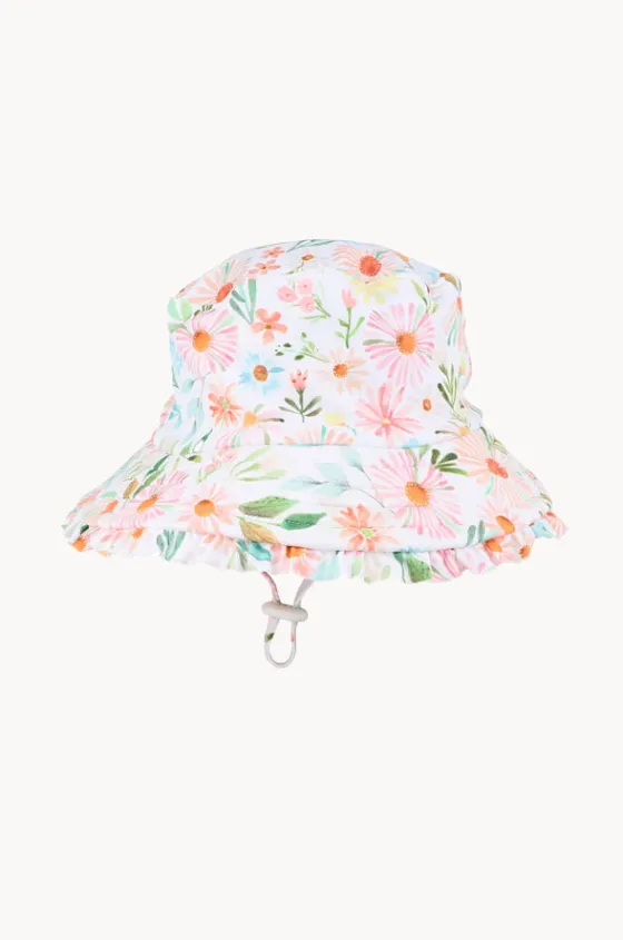 Hats^Minihaha Girls Eliana Swim Hat Blue/natural