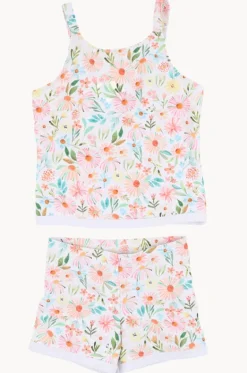 Tankini Sets^Minihaha Girls Eliana Tankini Set Blue/Natural