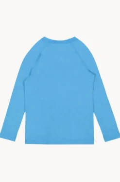 Rashies & Sunsuits^Roxy Girls Essential Long Sleeve Suntop Blue