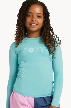 Rashies & Sunsuits^Roxy Girls Essential Long Sleeve Suntop Coast